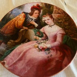 Hand crafted decorative plate..